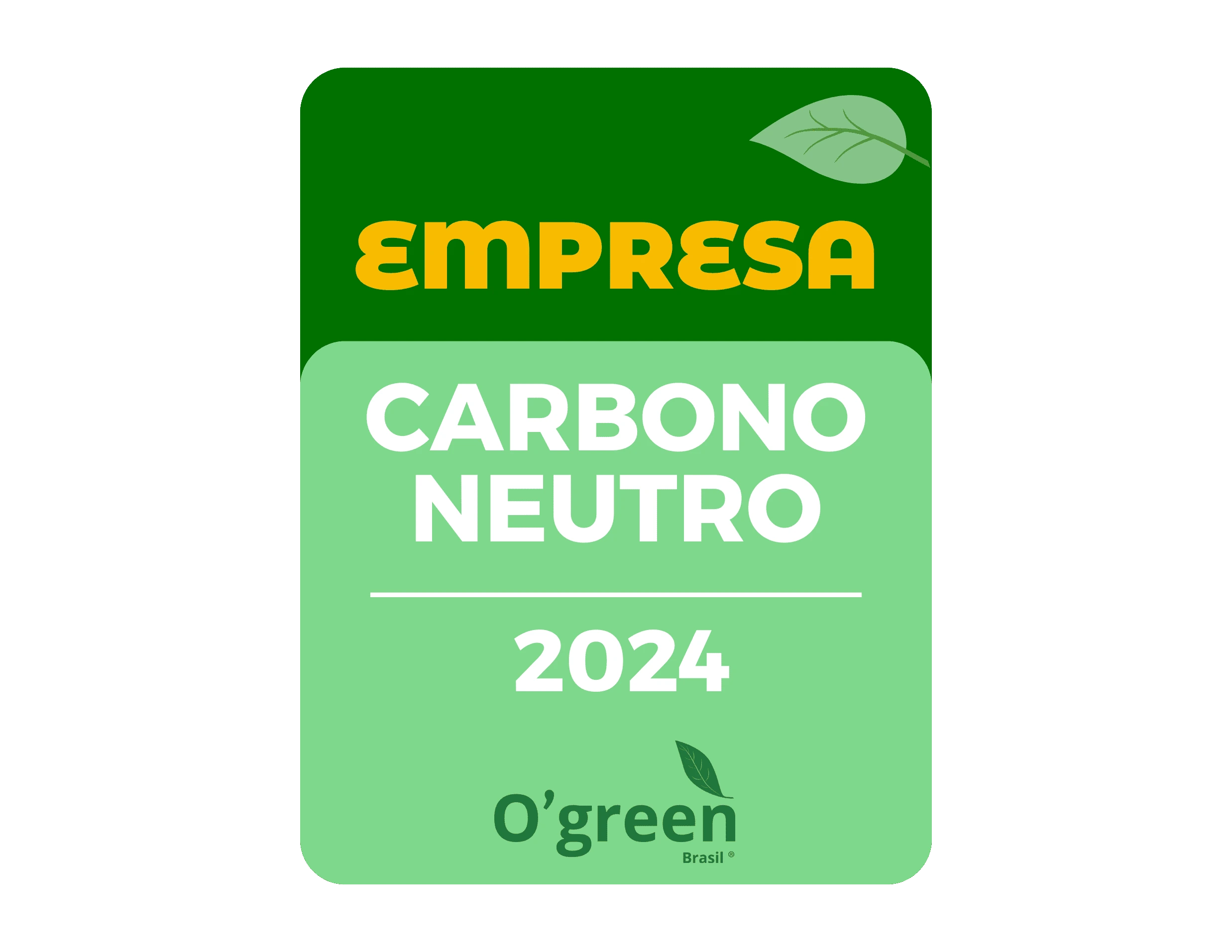 Selo empresa Carbono neutro