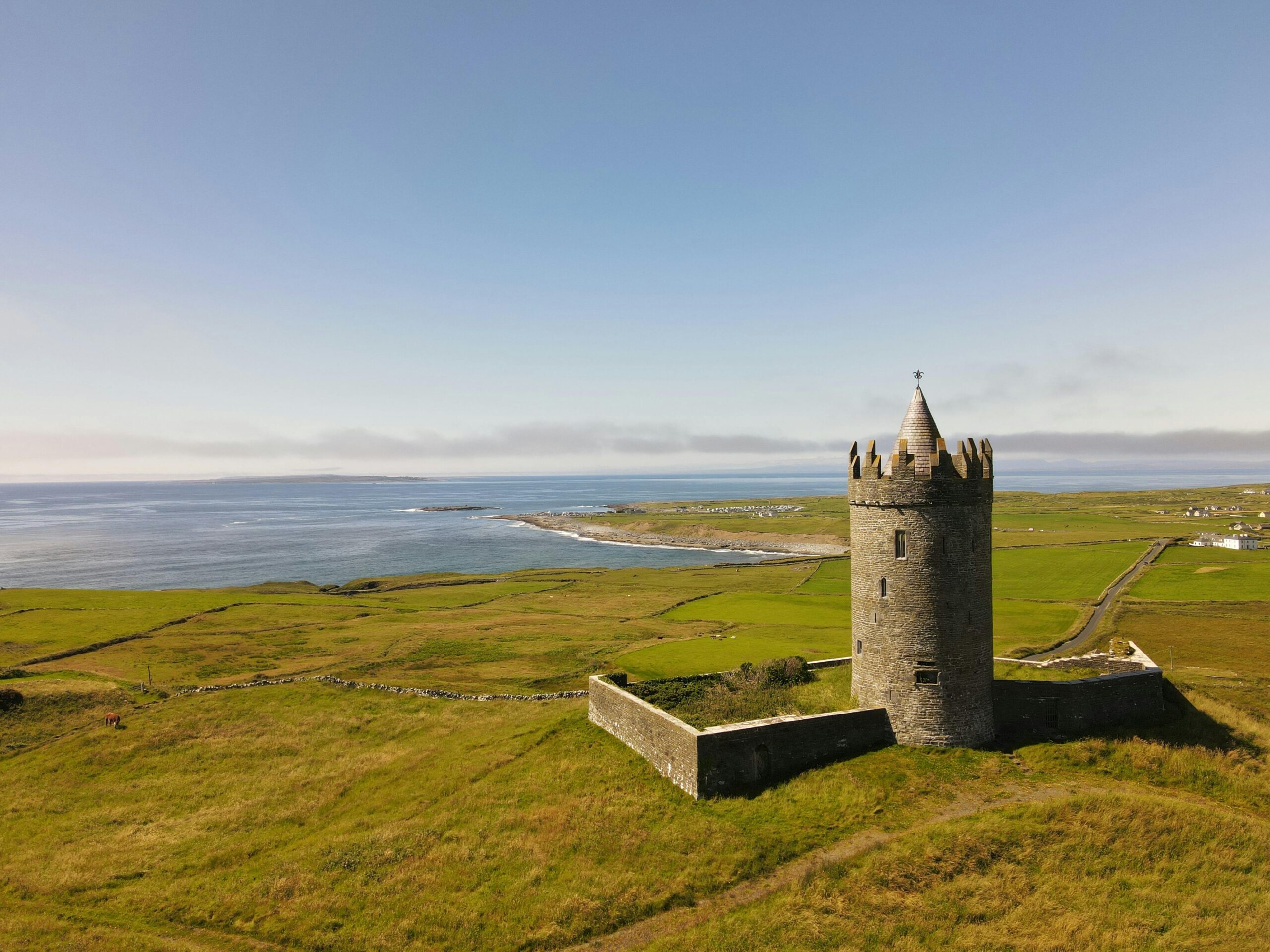 Imagem de castelo em viagem para Irlanda