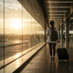 imagem ilustrativa de pessoa viajando