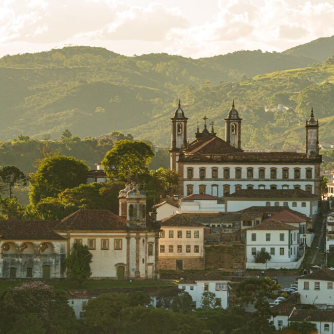Imagem do centro de Ouro Preto em Viagem para Minas Gerais.