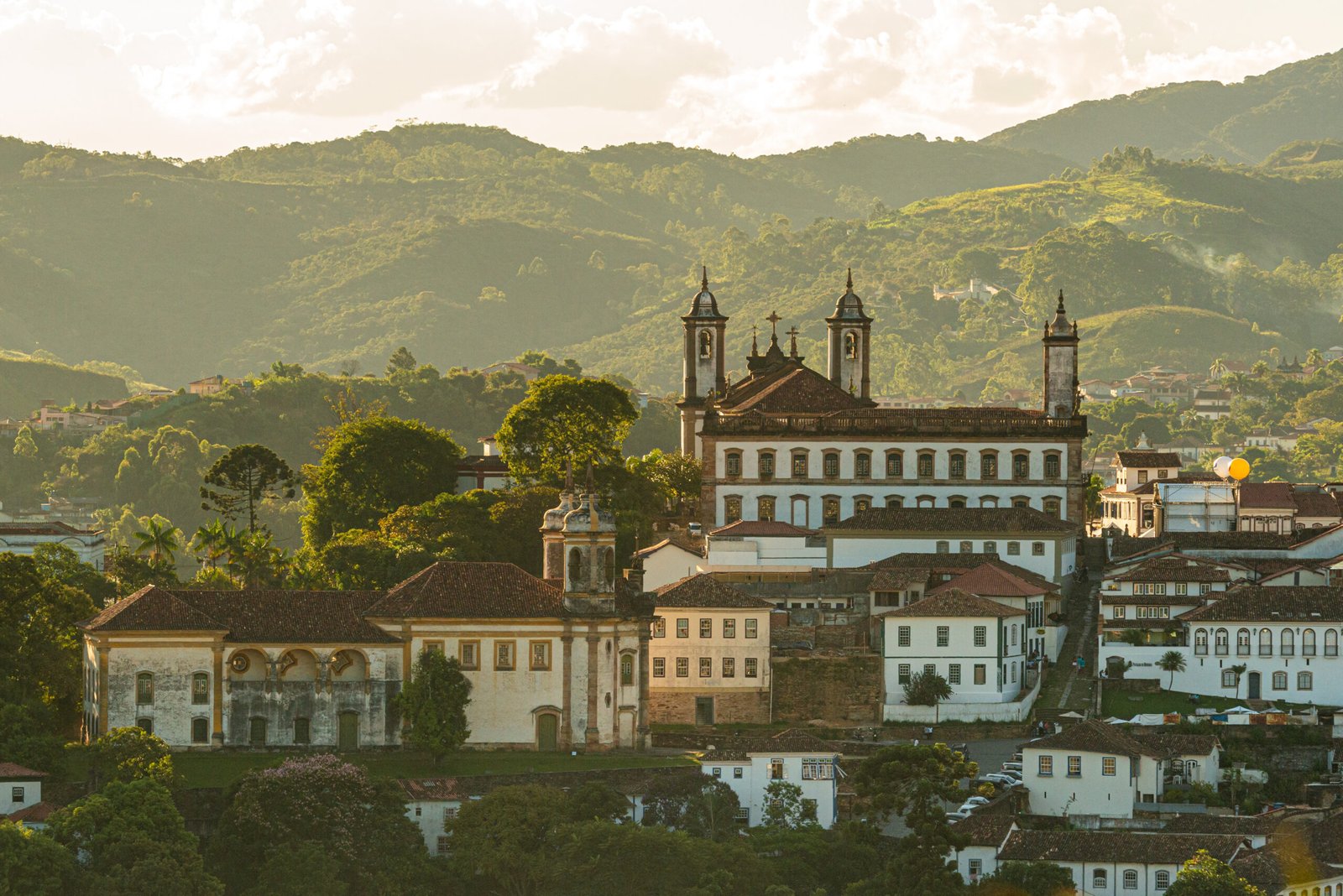 Imagem do centro de Ouro Preto em Viagem para Minas Gerais.