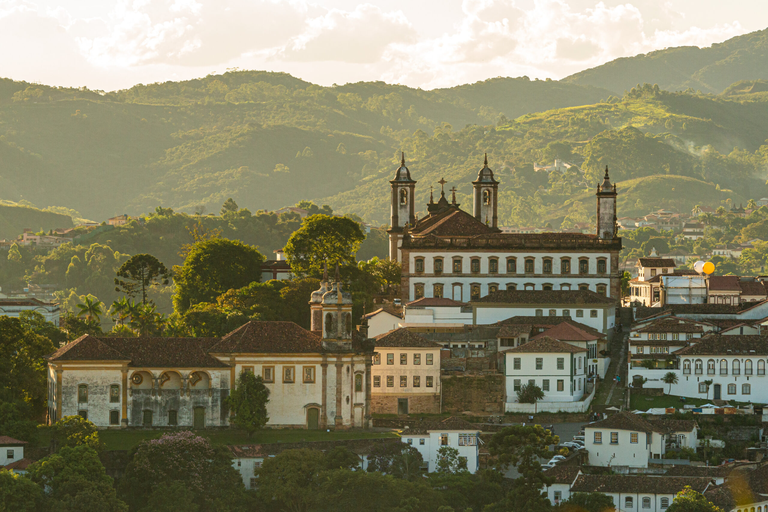 Imagem do centro de Ouro Preto em Viagem para Minas Gerais.